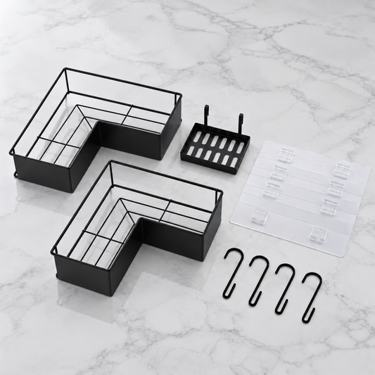 2-Pack Adhesive Corner Shower Caddy
