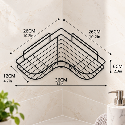 Wall Mounted Corner Shower Shelf